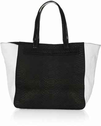 Topshop Bailey leather tote bag