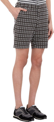 Marc by Marc Jacobs Grid-pattern Nubby Bermuda Shorts