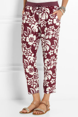J.Crew Collection Genmaicha sequined cotton straight-leg pants