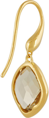 Monica Vinader Riva gold-plated quartz earrings
