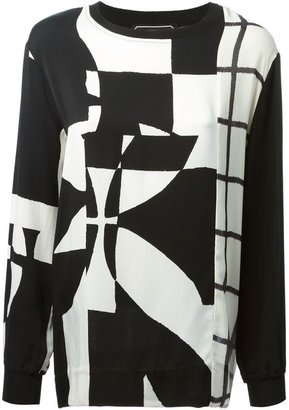 By Malene Birger abstract print top