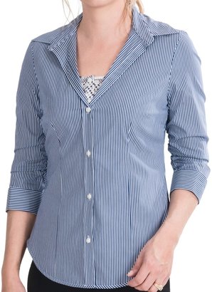 Paperwhite Striped Shirt (For Women)