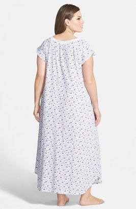 Carole Hochman Designs Floral Print Jersey Nightgown (Plus Size)
