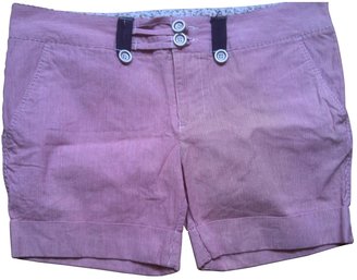 American Retro Red Cotton Shorts