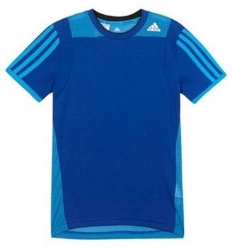 adidas Boy's dark blue 'Clima' t-shirt