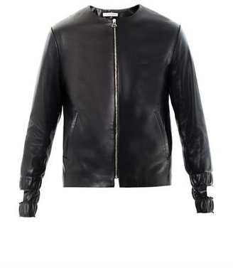 J.W.Anderson Cut out-cuff leather jacket