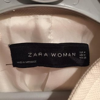 ZARA White Cotton Jacket