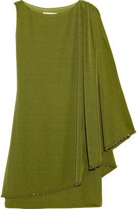 Mikael Aghal Draped stretch-jersey dress