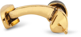 Paul Smith Pen Nib Enamelled Brass Cufflinks
