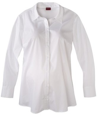 Merona Maternity Long Sleeve Shirt White