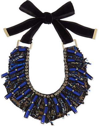 Etro Silk jewelled necklace