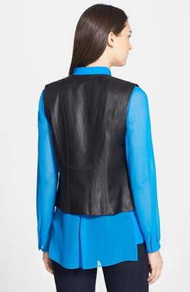 Elie Tahari 'Mallory' Leather Vest