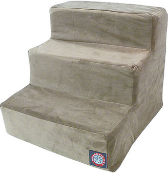 Majestic Pet 3-Step Faux Suede Pet Stairs
