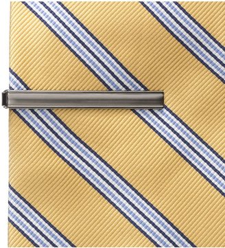Jos. A. Bank Tie Bar- Polished Silver/Brushed Nickel
