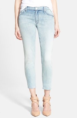 Mother 'The Dropout' Cropped Skinny Jeans (Clear As Day)