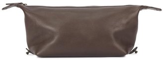 Polo Ralph Lauren Brown leather wash bag