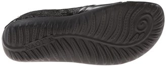 Naot Footwear Miro (Black Lace Nubuck/Metallic Road Leather/Black Madras Leather/Jet) Women's Flat Shoes