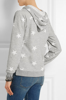 Zoe Karssen Star-print jersey hooded top