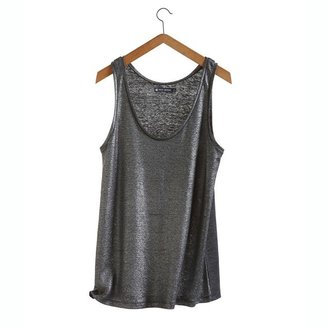 Petit Bateau Women’s tank top in linen and lacquered linen