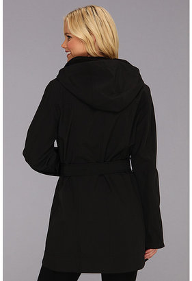 Calvin Klein Hooded Zip Front Jacket w/ Belt CW341267