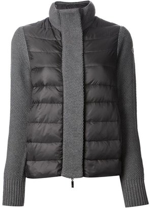 Moncler knitted padded jacket