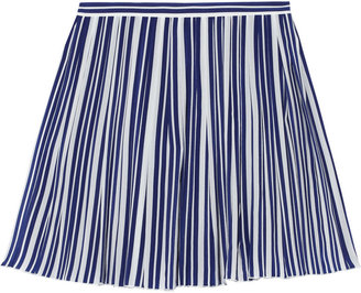 Vanessa Bruno Alexa striped silk crepe de chine skirt