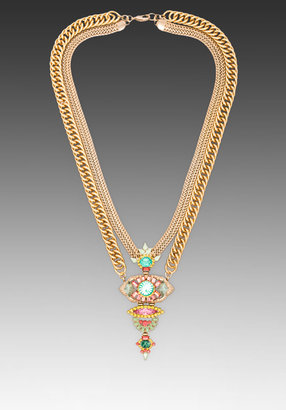 Elizabeth Cole Long Pendant Necklace