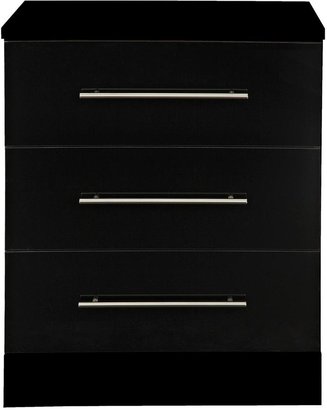 Consort Furniture Limited Palermo Ready Assembled Wide Chest of 3 Drawers