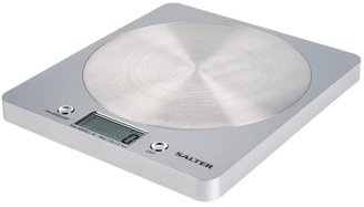 Salter Silver Disc Electronic Scale - Silver