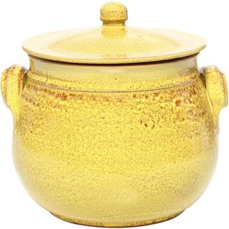 Fascino Antico Rounded Pot, Yellow 20cm