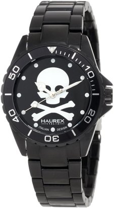 Haurex Italy Women's 7K374XNS Ink Black Skeleton Plastic Watch