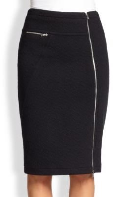 Yigal Azrouel Cut25 by Asymmetrical Zip-Front Pencil Skirt