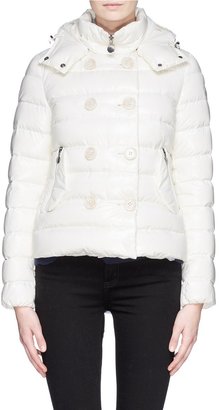 Moncler Double breasted hood down jacket