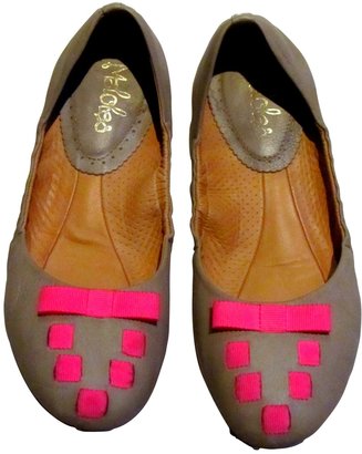 Maloles Pink Leather Ballet flats
