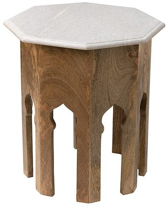 Jamie Young Atlas Side Table, White Marble