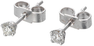 EWA 18ct White Gold Diamond Stud Earrings