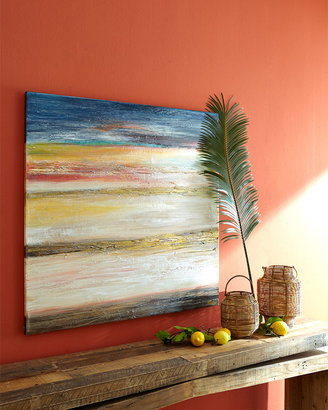 Horchow RFA Fine Art "Blushing Beach" Painting