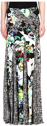 Roberto Cavalli Printed maxi skirt