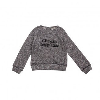 Troizenfants Gina Lurex Sweatshirt Charcoal grey