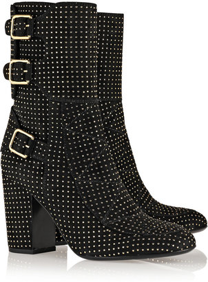 Laurence Dacade Merli studded suede boots