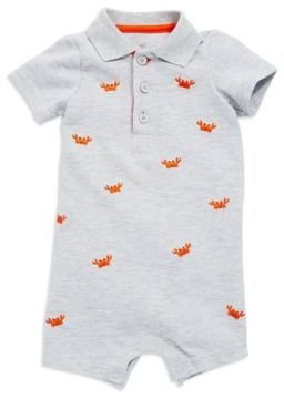 Little Me Baby Boys Crab Patterned Romper