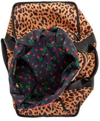 Betsey Johnson Pop Cheetah Weekender Bag