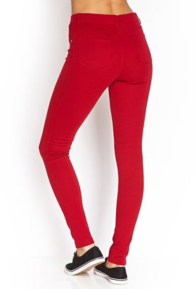 Forever 21 Stretch-Knit Trousers