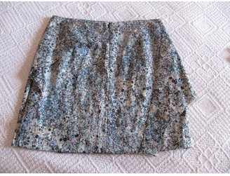 Cacharel Blue Cotton Skirt