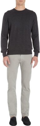 Barneys New York Crewneck Pullover Sweater-Black