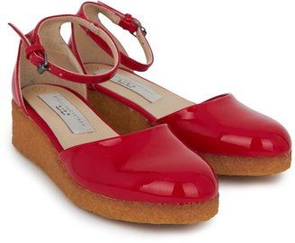 Stella McCartney Kids Red Patent Sandals