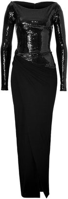 Donna Karan Floor-Length Sequin Dress