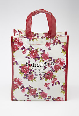 Forever 21 FOREVER 21+ Floral Bohemian Graphic Handbag