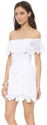 Nightcap Clothing Riviera Lace Fit & Flare Dress