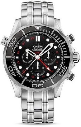 Omega Seamaster Diver 300m Co-Axial GMT Chronograph Watch 212.30.44.52.01.001